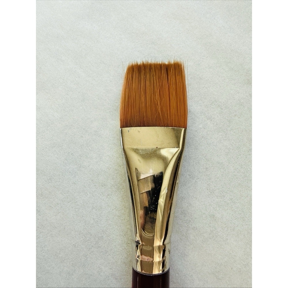 Princeton Velvetouch Series 3950 1" Wash Brush Synthetic Fibers W/Acrylic Handle